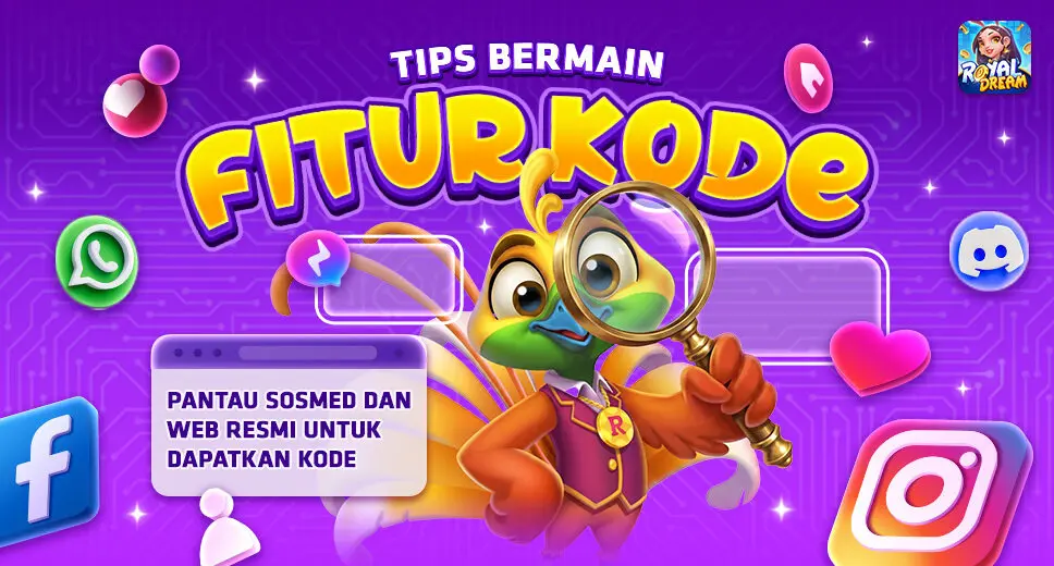 Tips memantau Fitur Kode Royal Dream dari kanal resmi