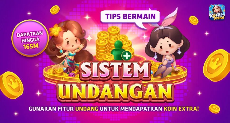 Fitur Sistem Undangan Royal Dream untuk mengajak teman