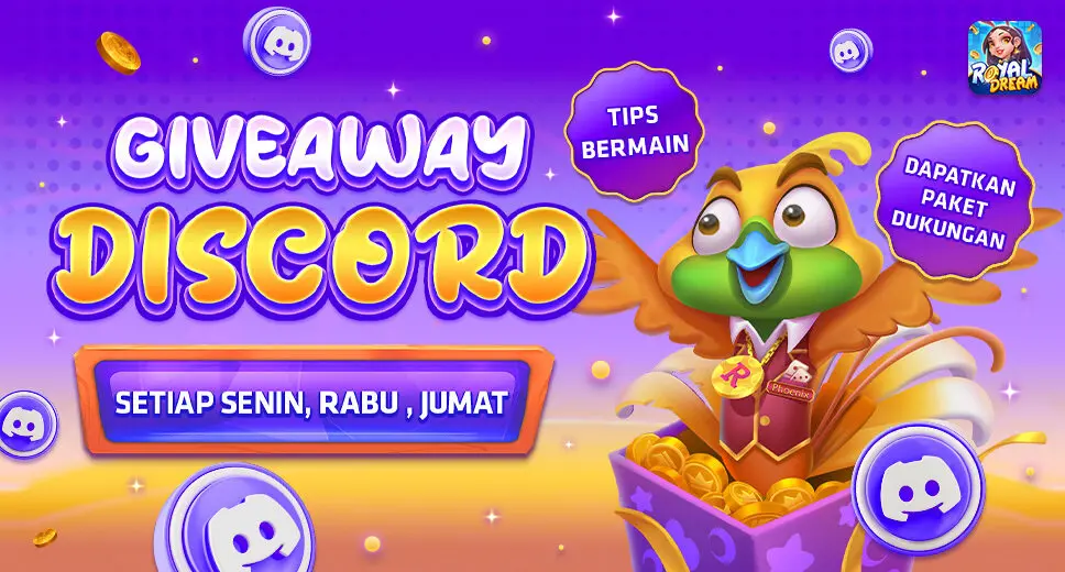 Giveaway Discord komunitas Royal Dream