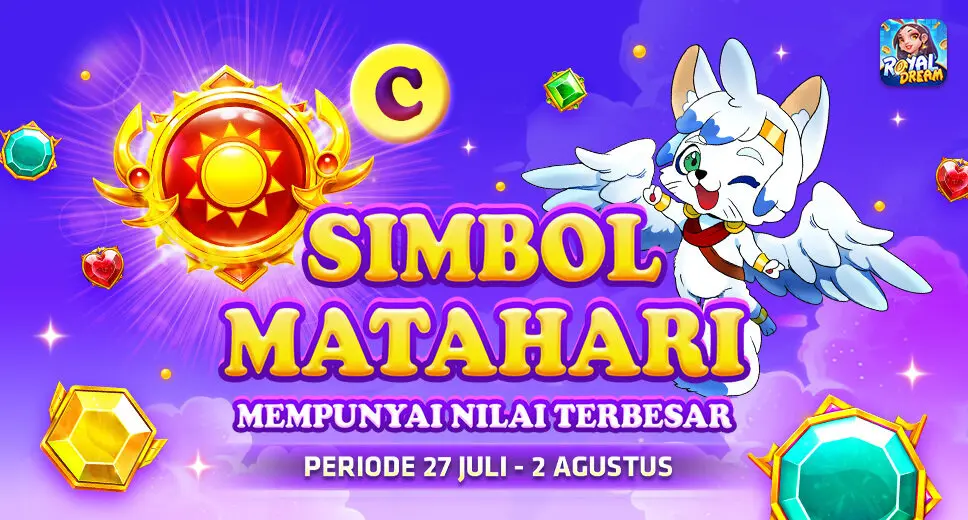 Pengumuman jawaban Simbol Matahari event Royal Dream