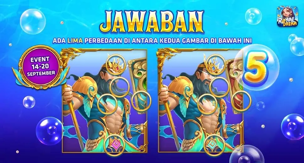 Pengumuman jawaban dan pemenang kuis Royal Dream 14–20 September 2026