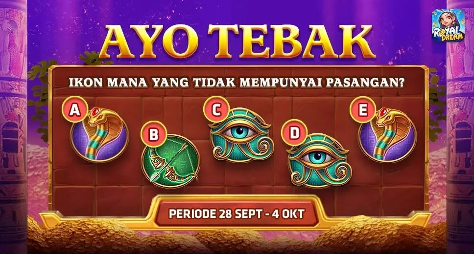 Kuis mingguan Royal Dream 28 September–4 Oktober 2026