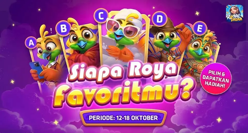 Kuis mingguan Royal Dream 12–18 Oktober 2026