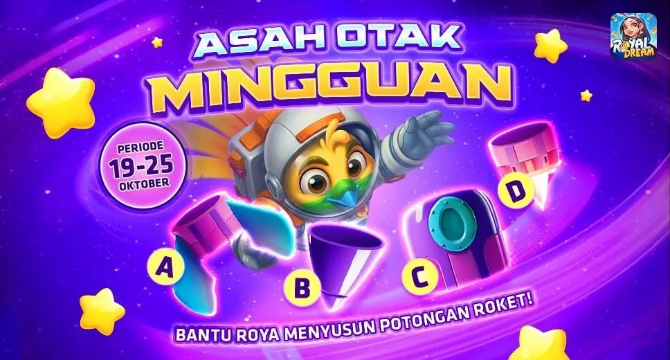 Kuis mingguan Royal Dream 19–25 Oktober 2026