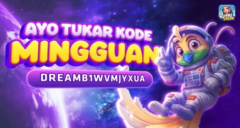 Pengumuman kode mingguan Royal Dream 19–25 Oktober 2026